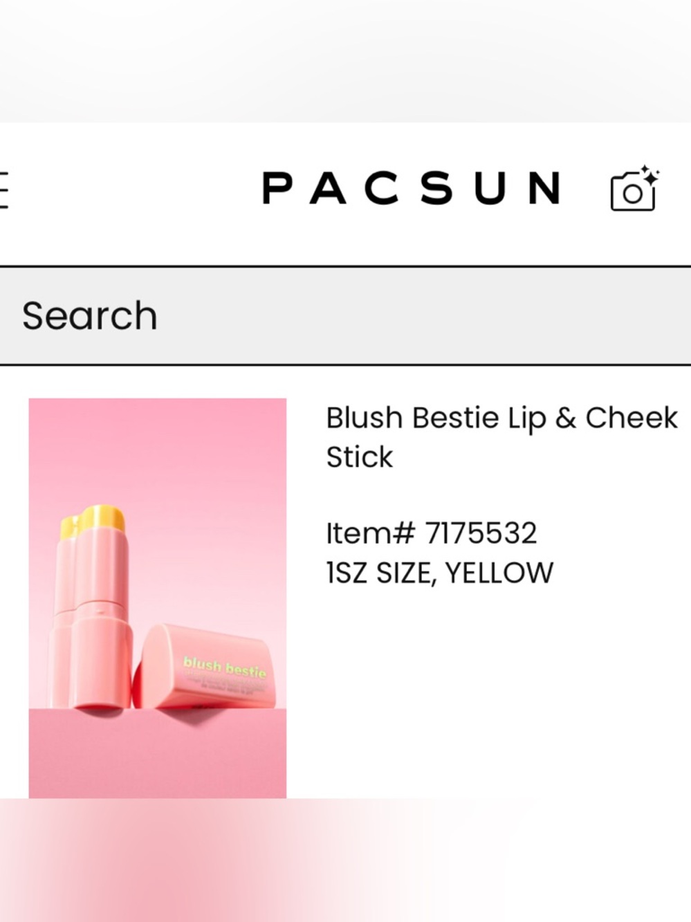 NWT Lottie London Blush Bestie Lip & Cheek Stick adapts to face pH to give color